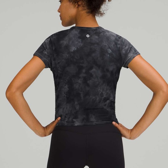 Lululemon Ruched All It Takes Tee - Graphite Tie dye - Picture 1 of 6